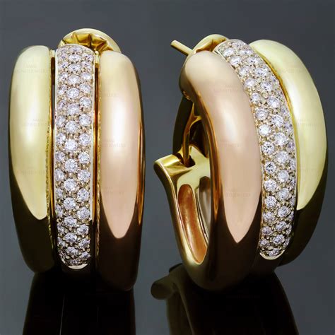 cartier replica trinity earrings|cartier trinity diamond earrings.